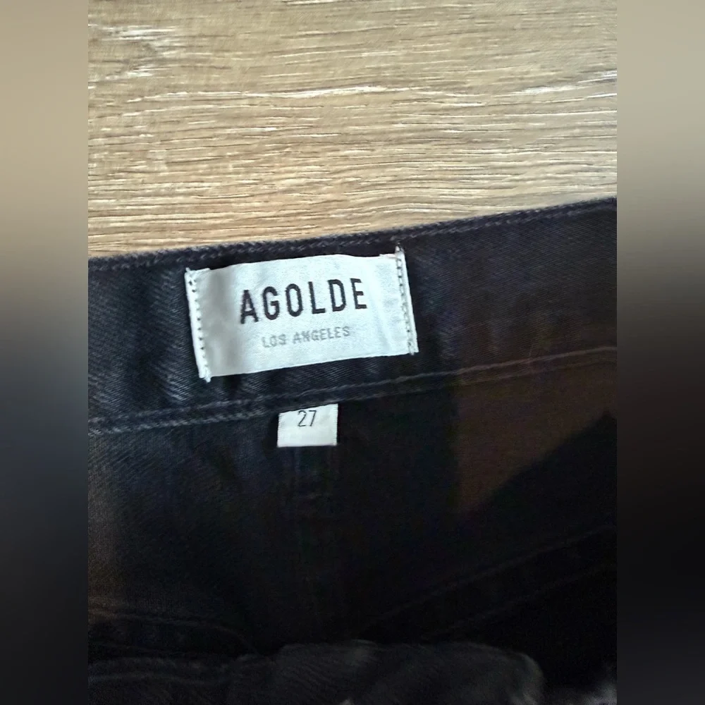 ADOLDE Cherie High Rise Straight Jean in Black 27 - Picture 5 of 12